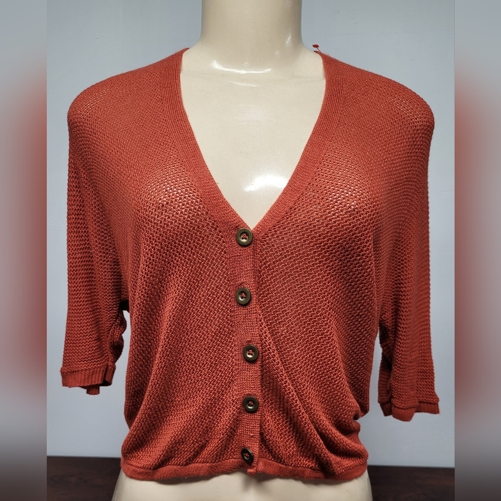 Vila Milano Cropped Knit Cardigan S